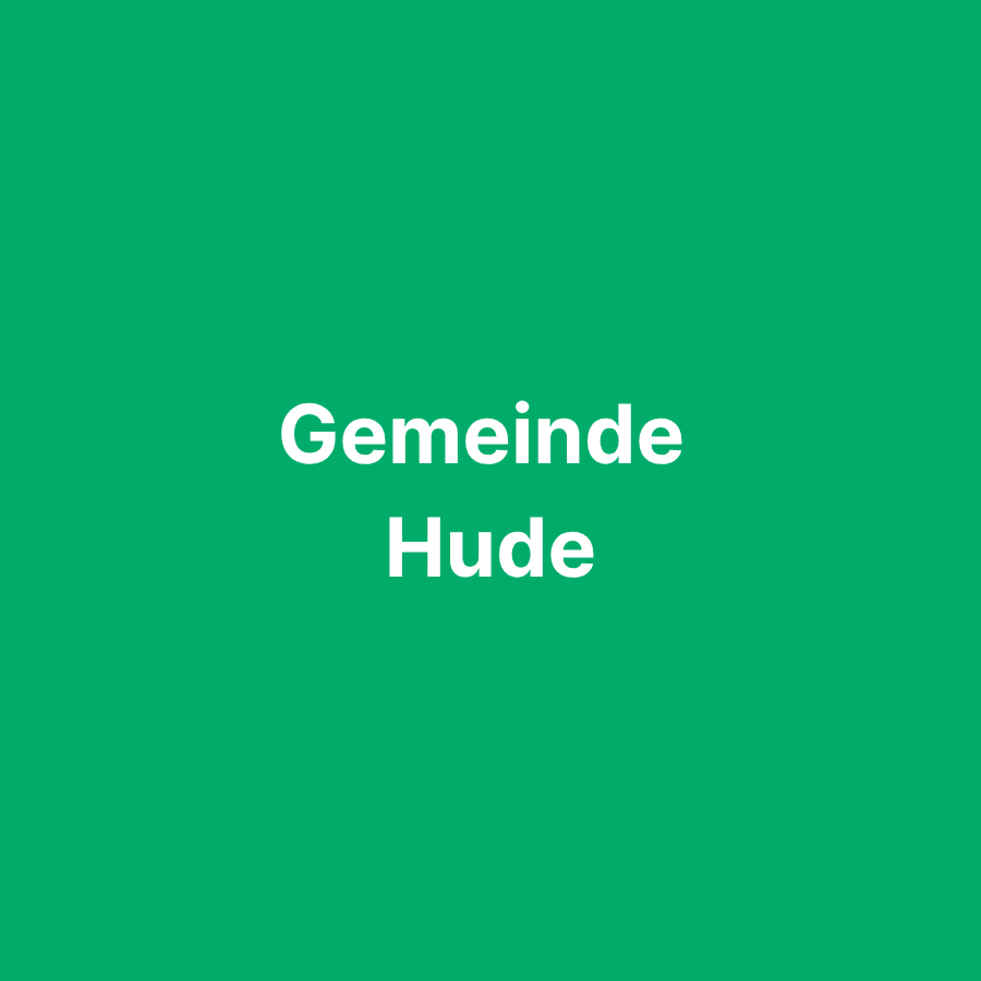 Gemeinde Hude