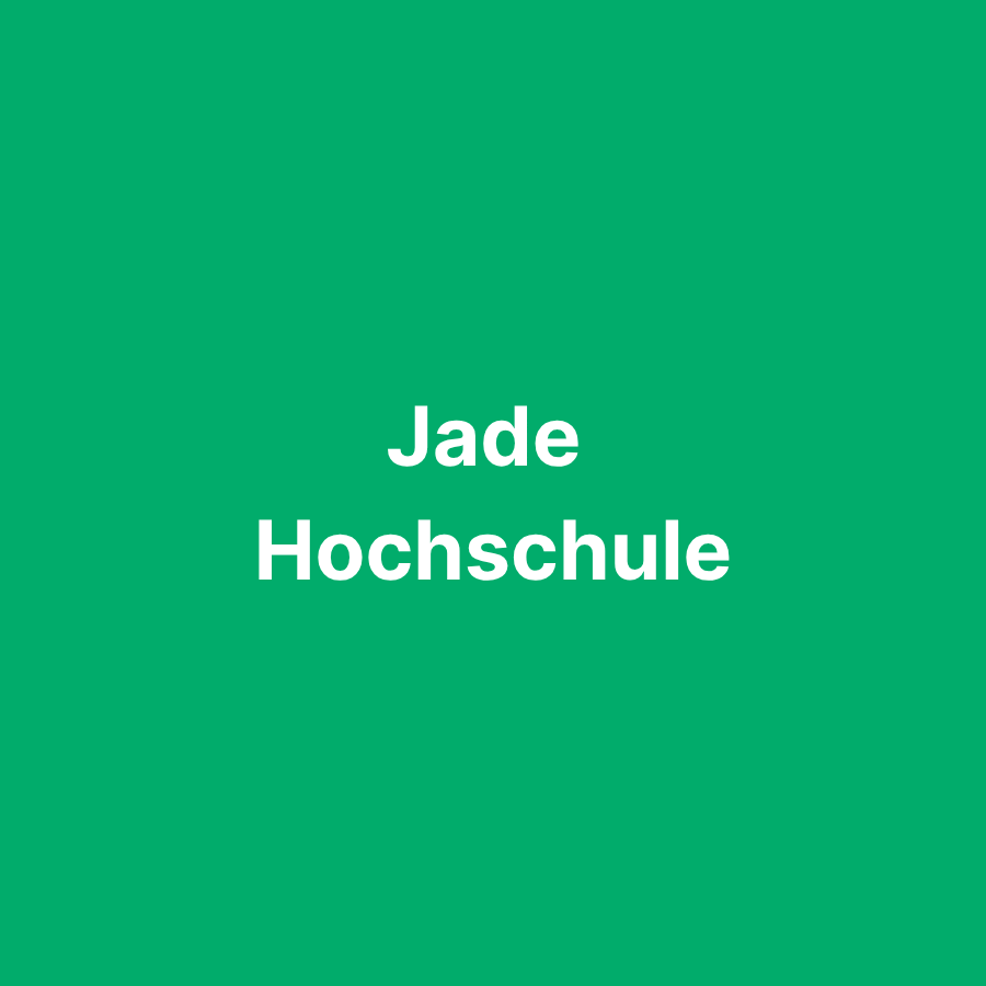 Jade Hochschule