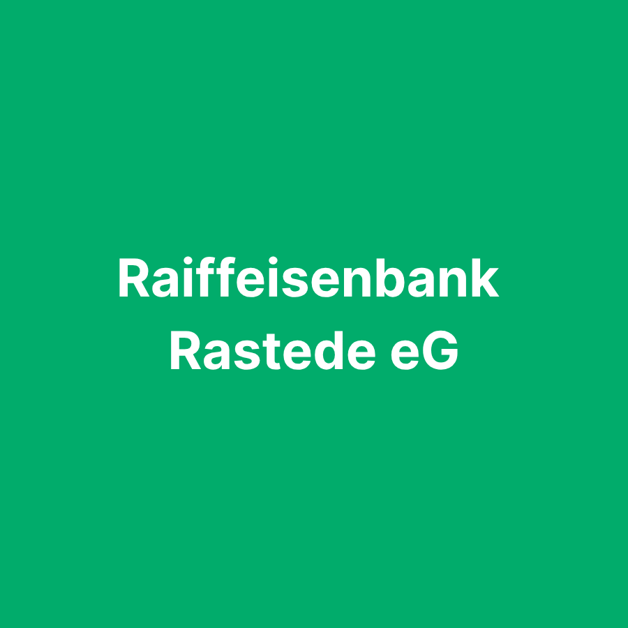 Raiffeisenbank Rastede eG