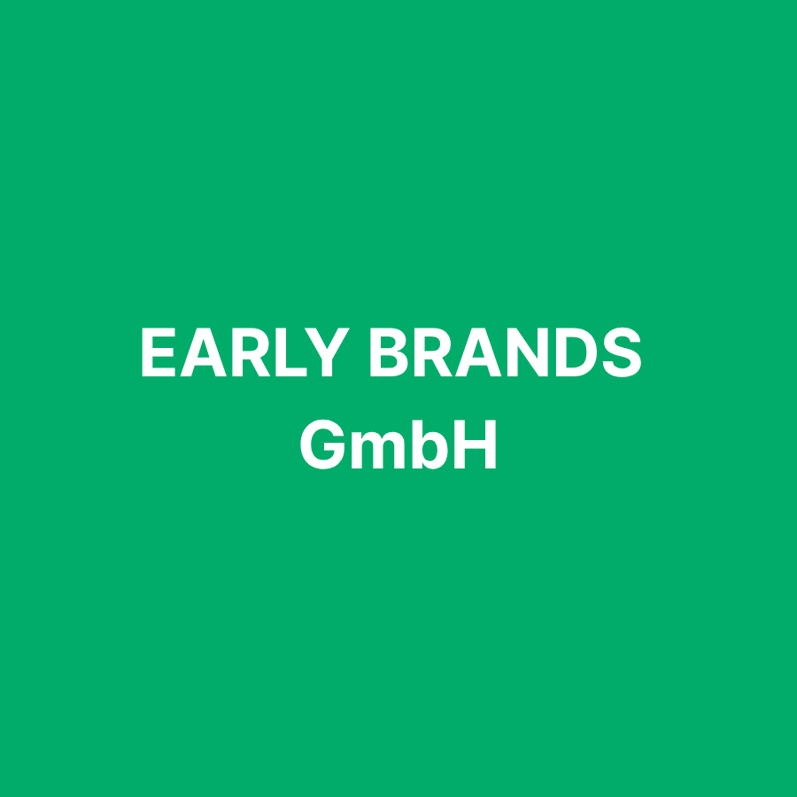 EARLY BRANDS GmbH