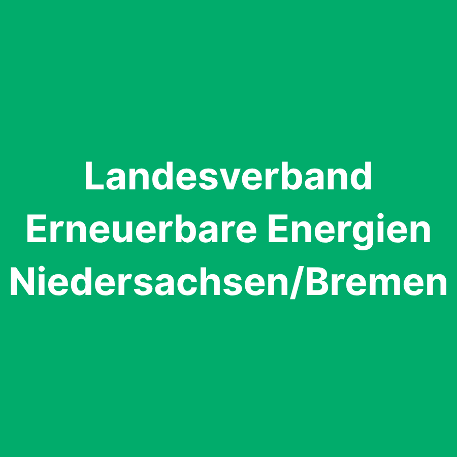 Landesverband Erneuerbare Energien Niedersachsen/Bremen