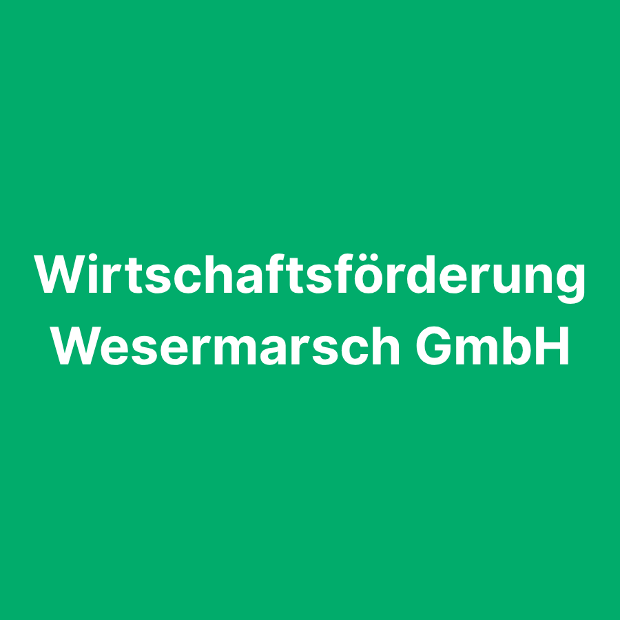 Wirtschaftsförderung Wesermarsch GmbH