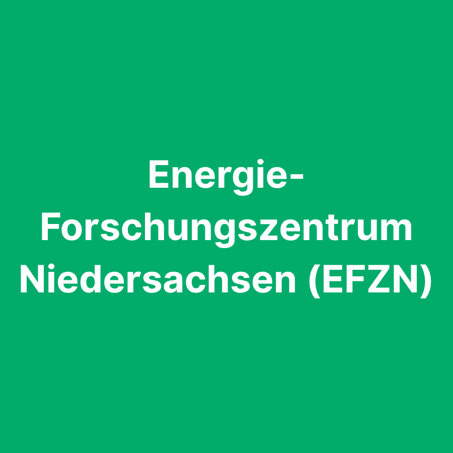 Energie-Forschungszentrum Niedersachsen (EFZN)