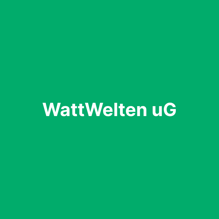WattWelten uG