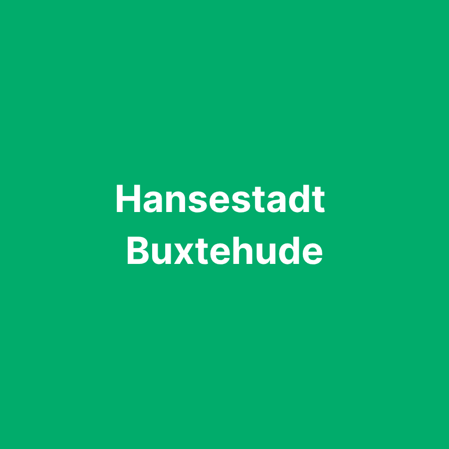 Hansestadt Buxtehude