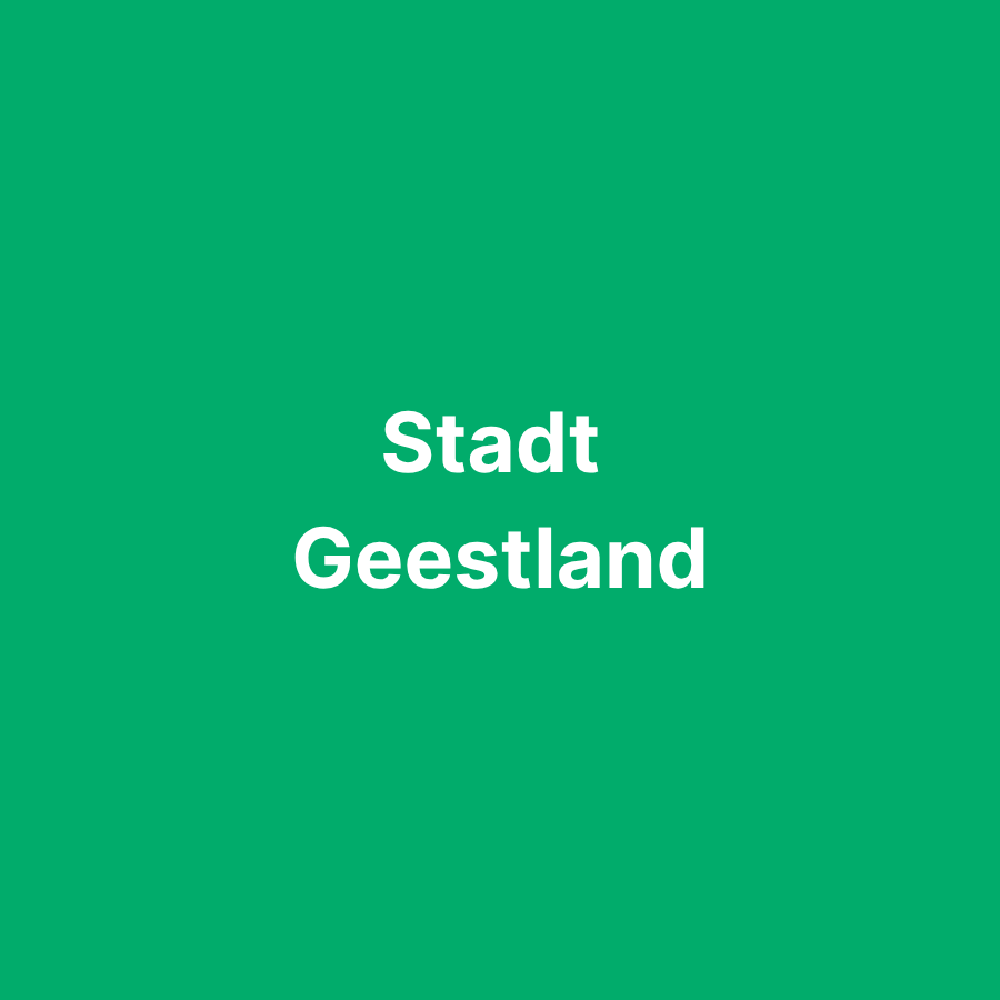 Stadt Geestland