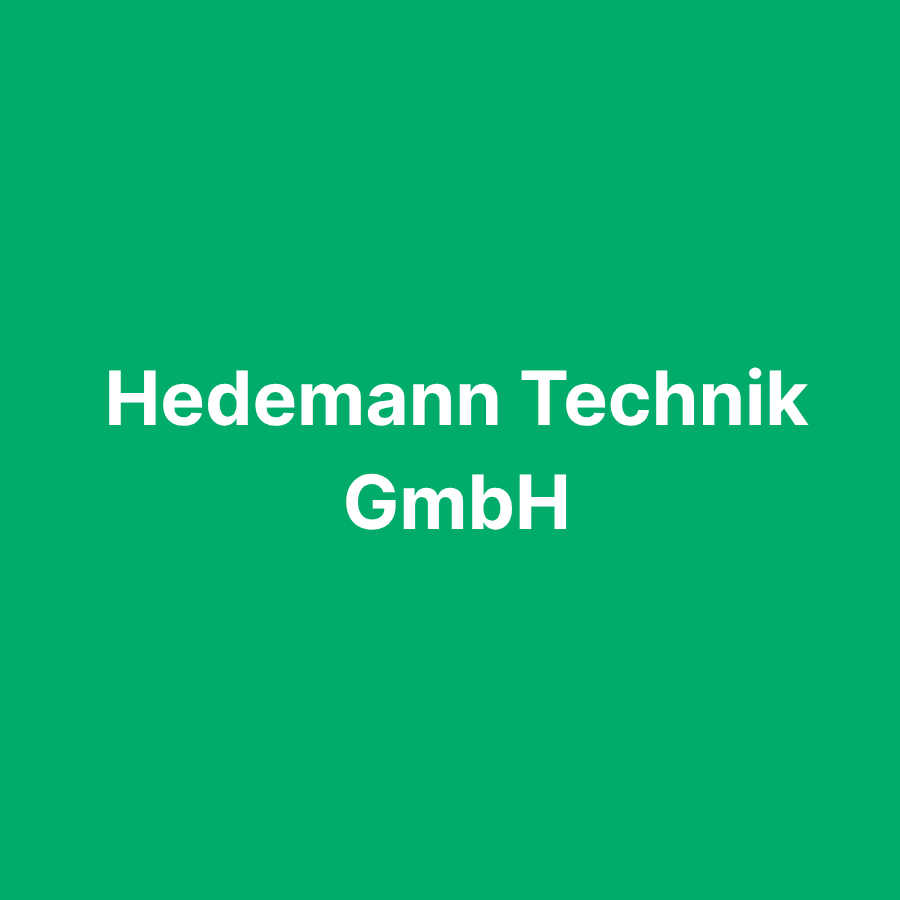 Hedemann Technik GmbH