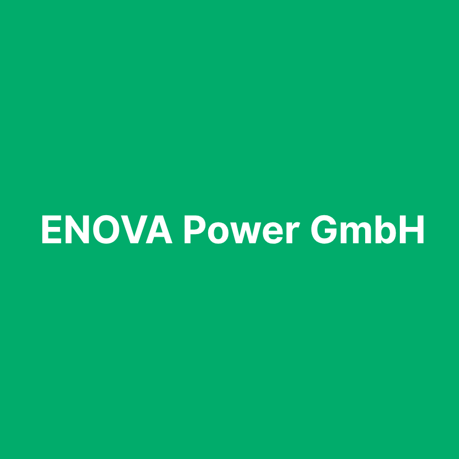 ENOVA Power GmbH