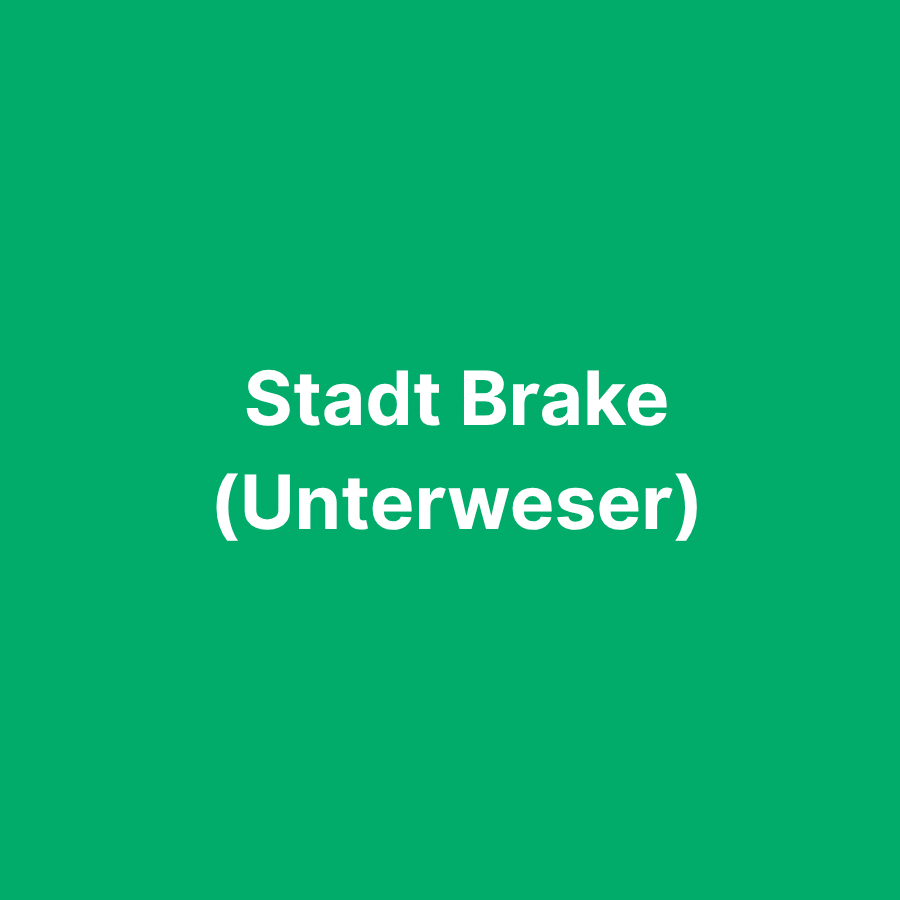 Stadt Brake (Unterweser)