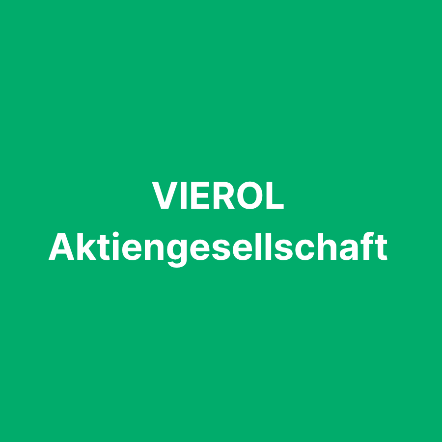 VIEROL Aktiengesellschaft