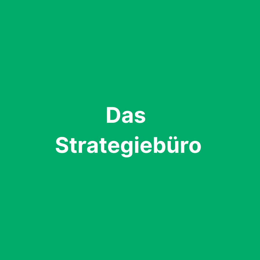 Das Strategiebüro